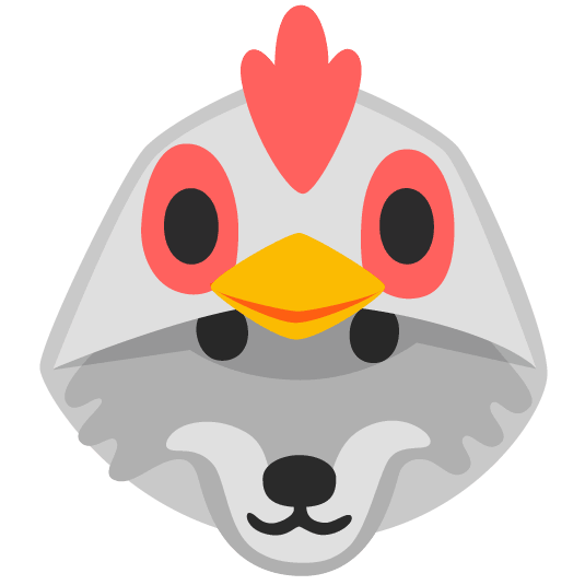 chicken wolf