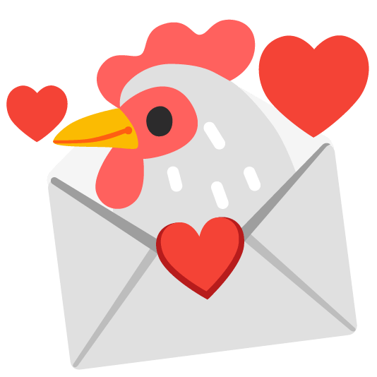 chicken love letter