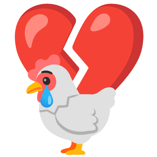 chicken broken heart