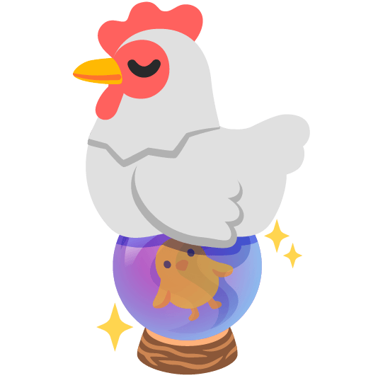 chicken crystal ball