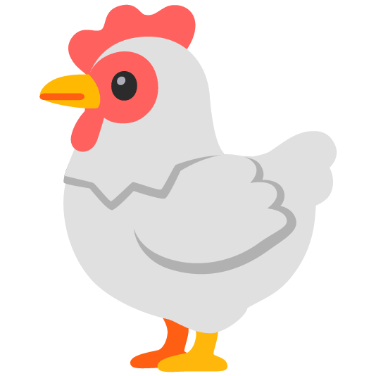 chicken neutral face