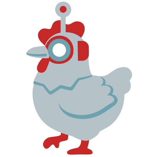 chicken robot face