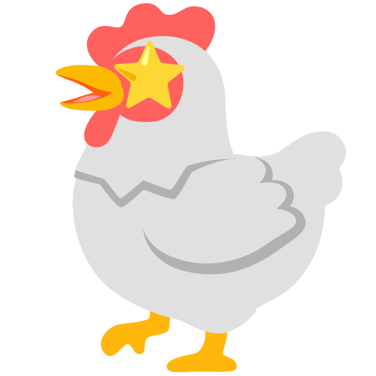 chicken star struck