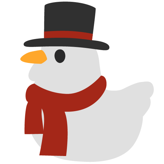 chicken snowman without snow