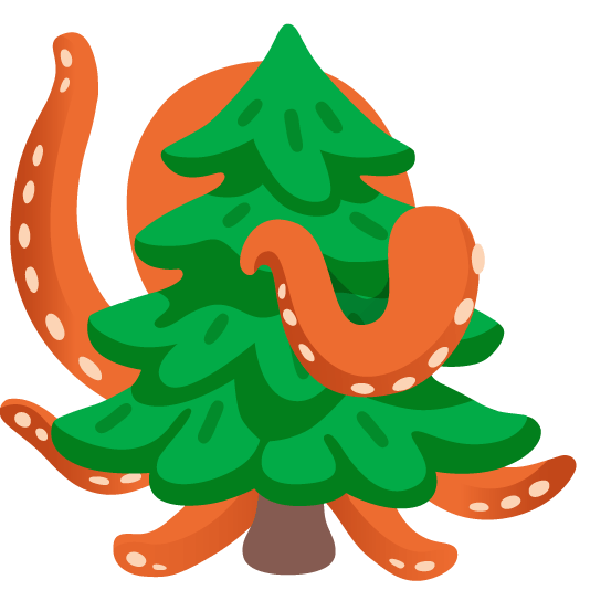 octopus evergreen tree