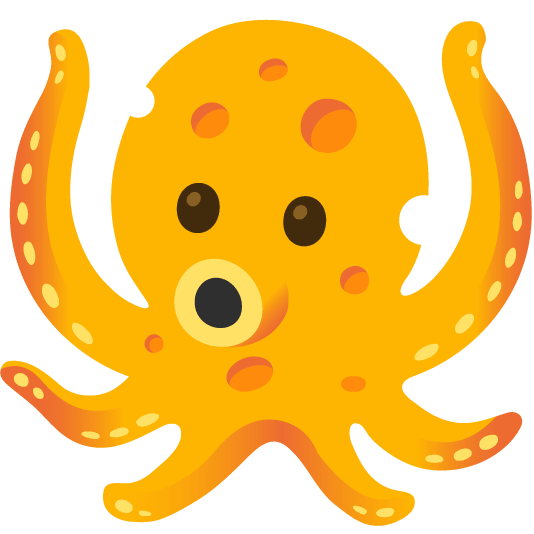 octopus cheese wedge