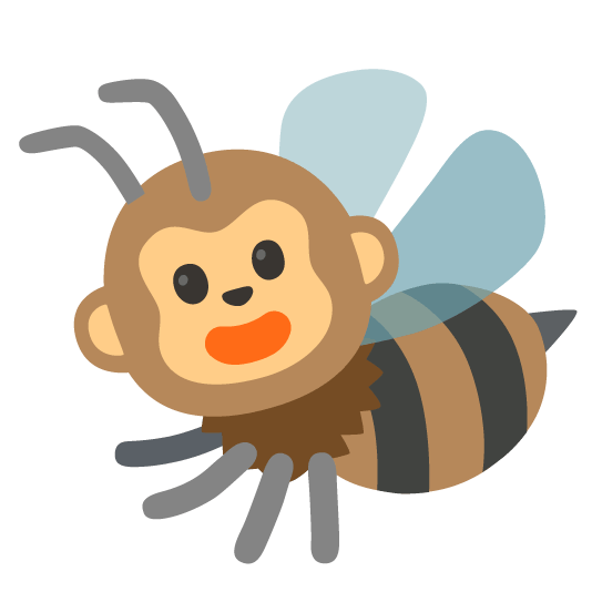 bee monkey face