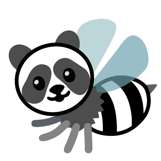 bee panda face