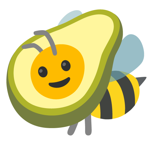 bee avocado