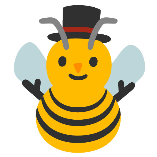 bee snowman without snow