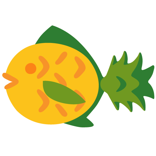 fish pineapple