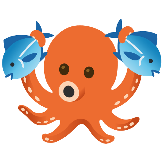 fish octopus