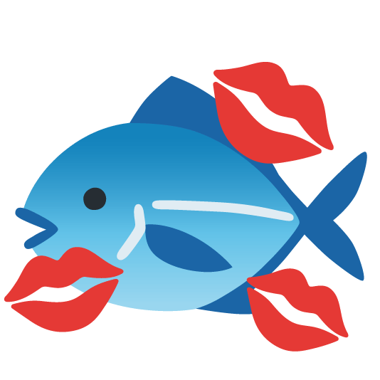 fish kiss