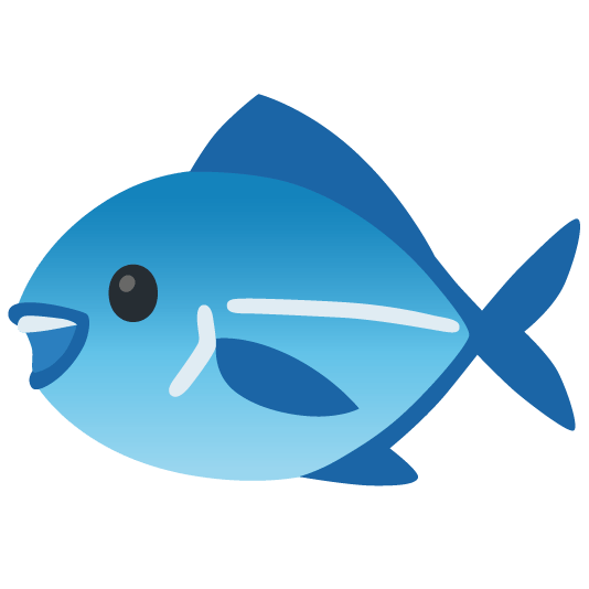 fish grinning