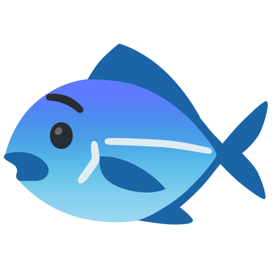 fish fearful