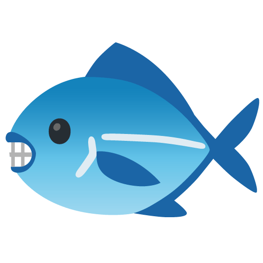 fish grimacing