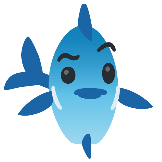 fish face with raised eyebrow