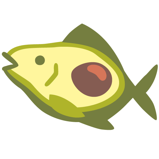 fish avocado