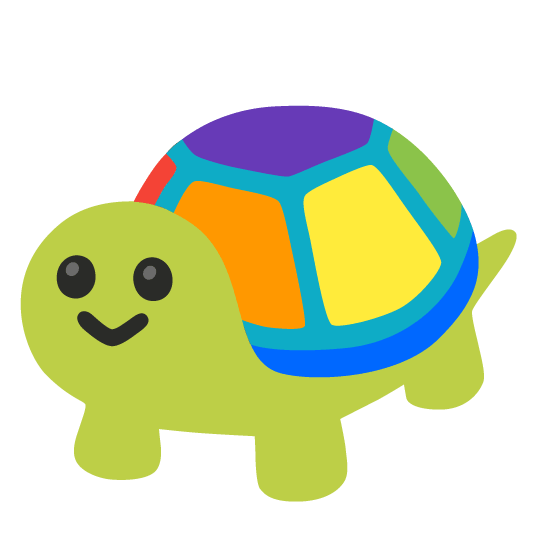 turtle rainbow