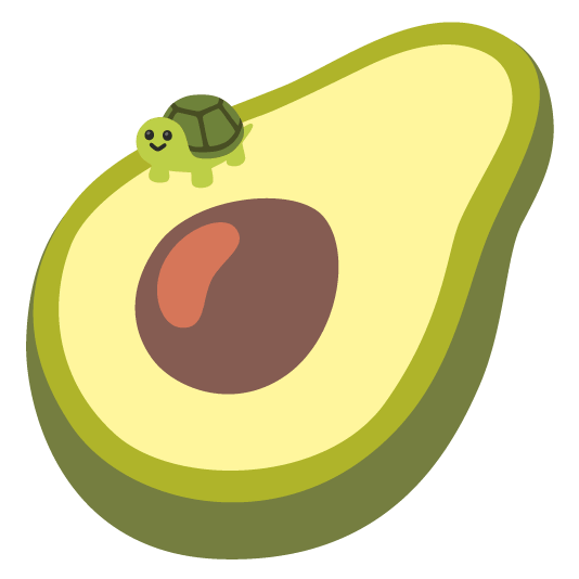 turtle avocado