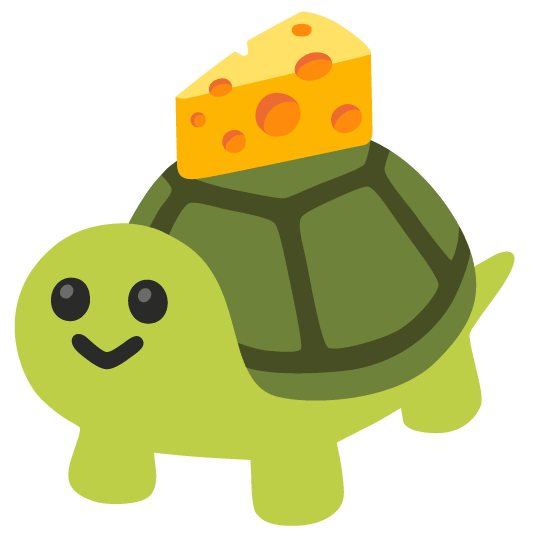 turtle cheese wedge