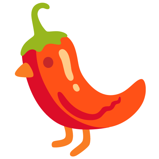 bird hot pepper