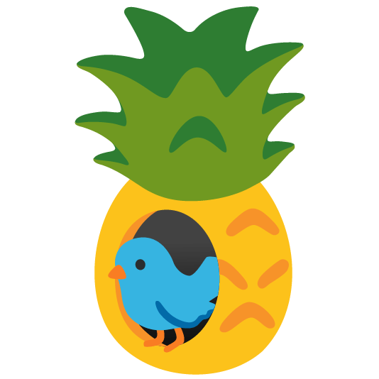 bird pineapple