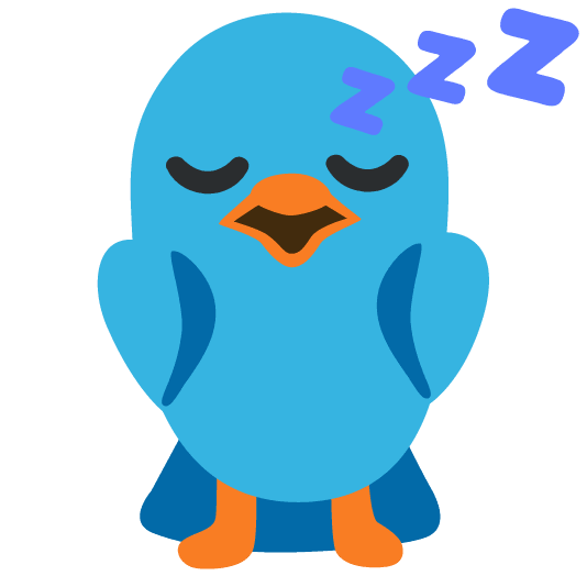 bird sleeping