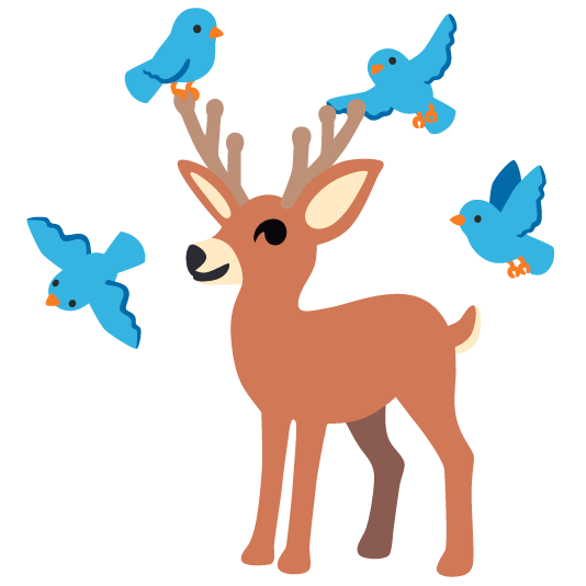 bird deer
