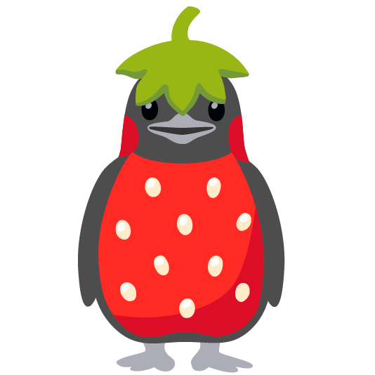 penguin strawberry