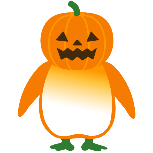 penguin jack o lantern