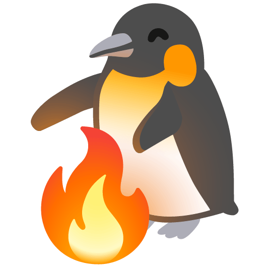 penguin fire