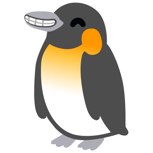 penguin grin