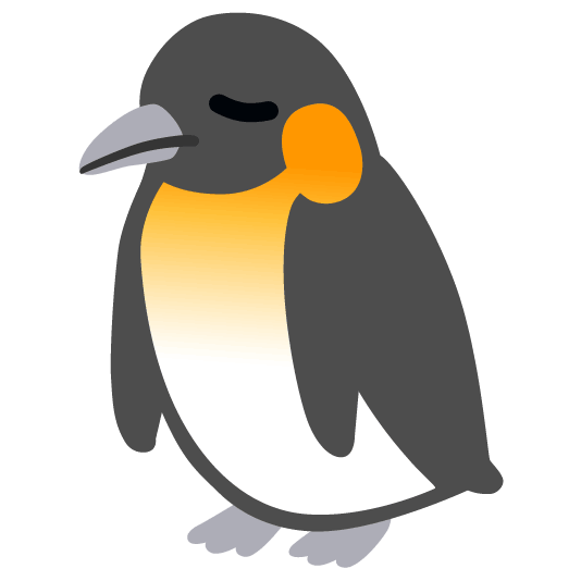 penguin disappointed