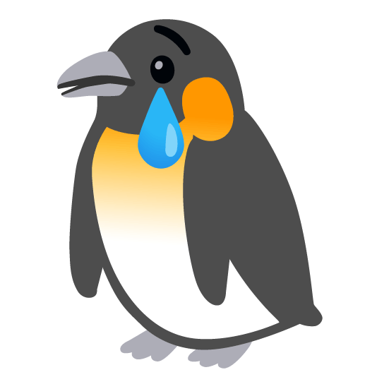 penguin cry