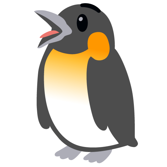 penguin astonished