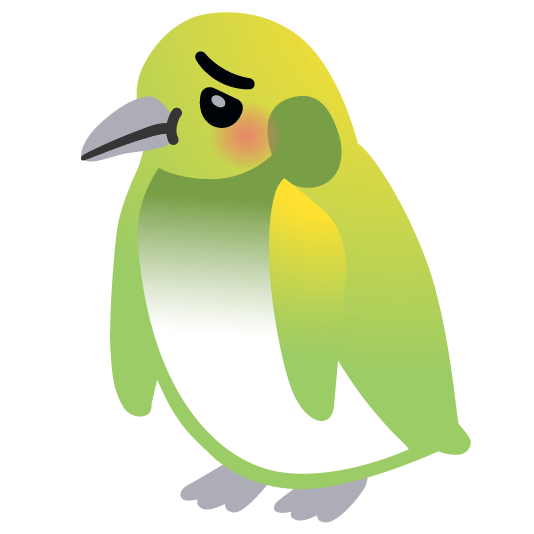 penguin nauseated face