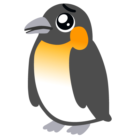 penguin pleading face