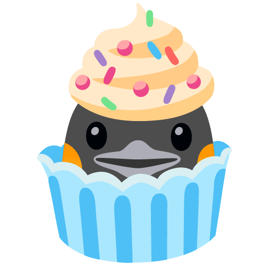 penguin cupcake