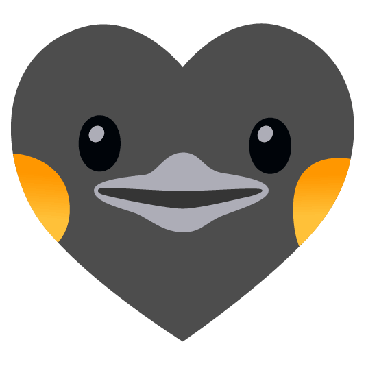 penguin hearts