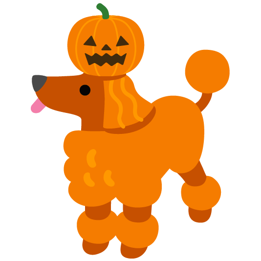 poodle jack o lantern