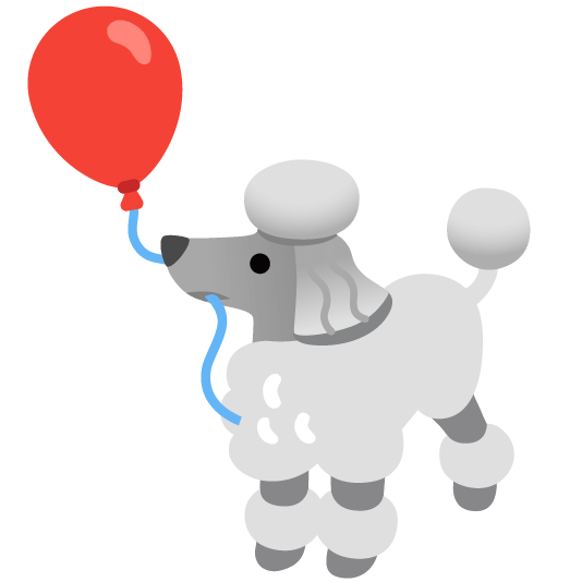 poodle balloon