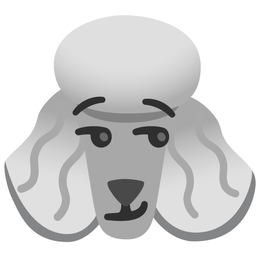 poodle smirk