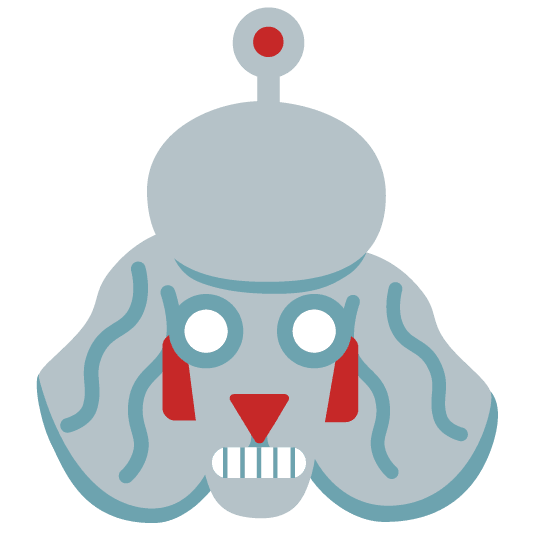 poodle robot face