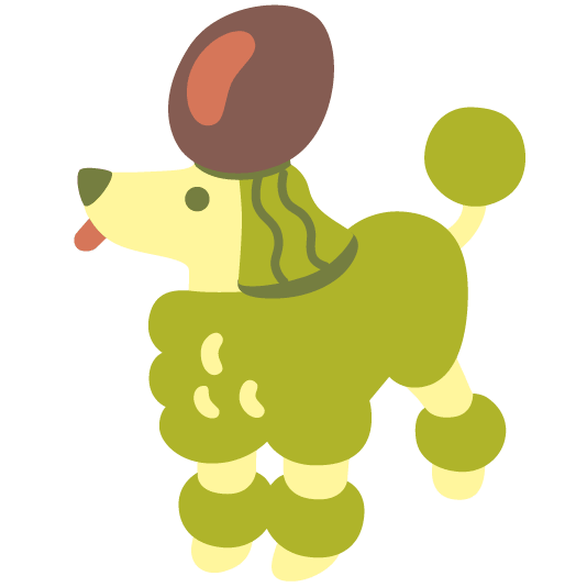 poodle avocado