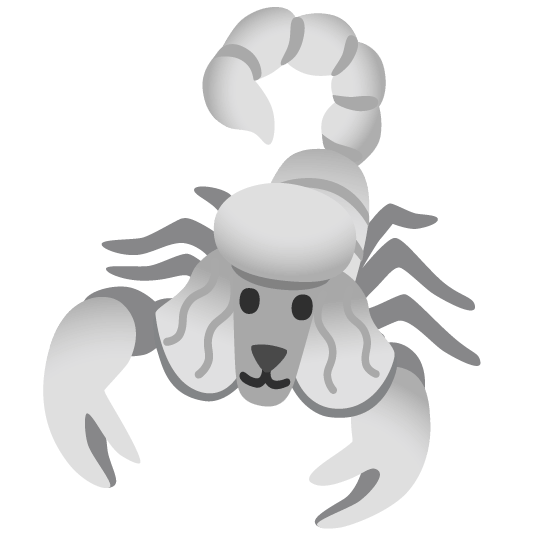 poodle scorpion
