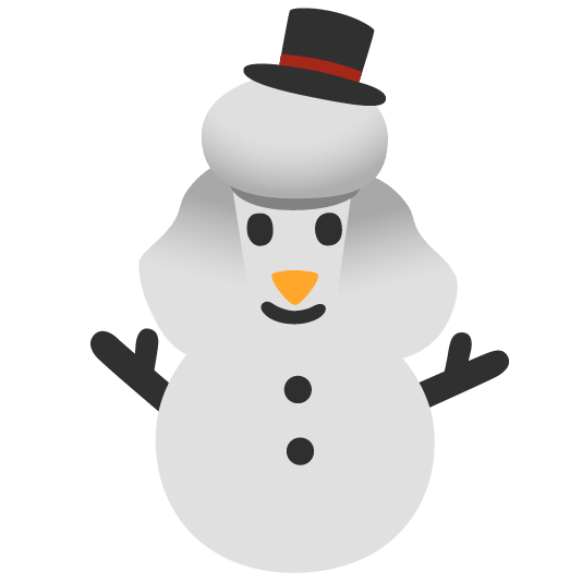 poodle snowman without snow