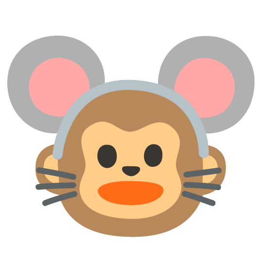 mouse monkey face