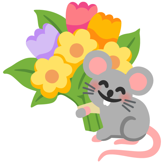 mouse bouquet