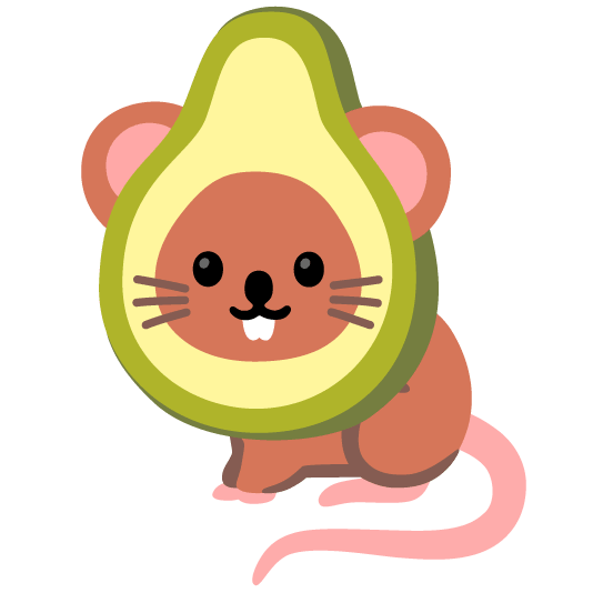 mouse avocado